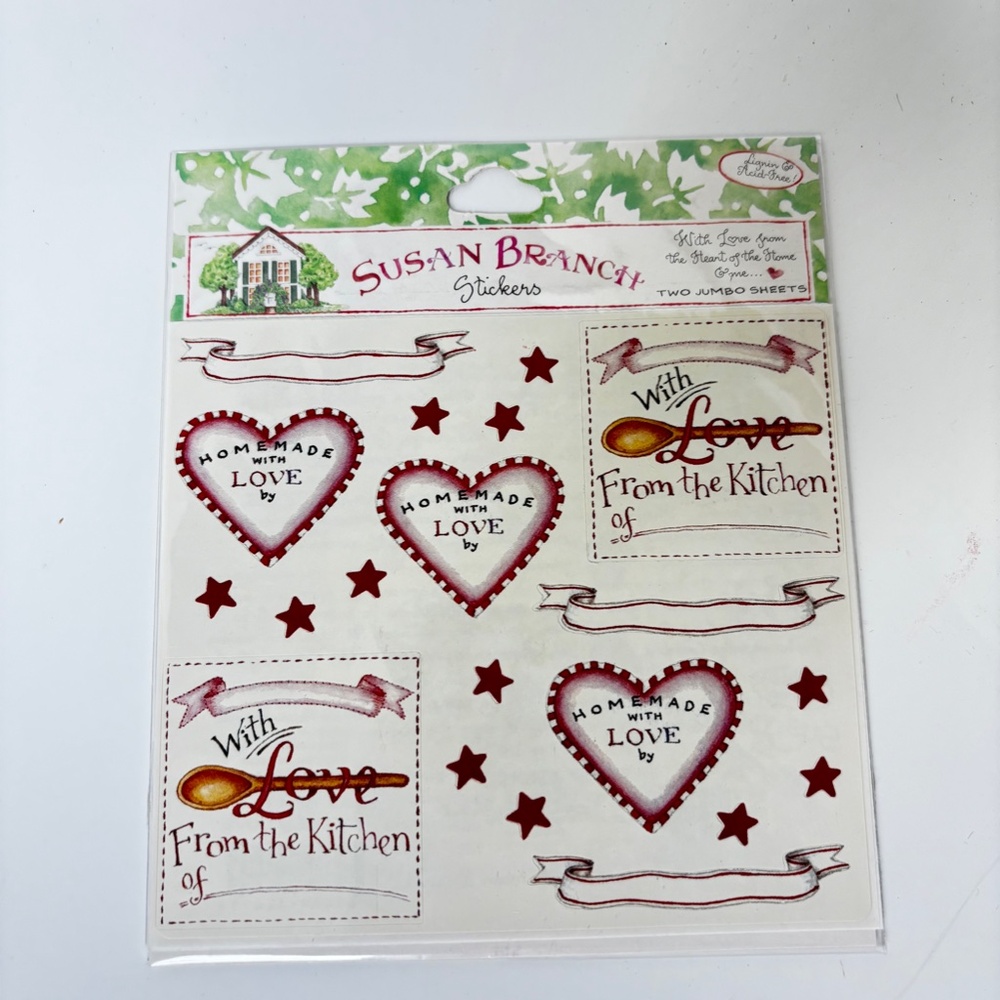 Stickers- Susan Branch- With Love From the Heart of the Home NIP